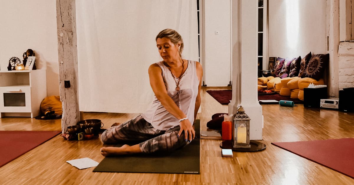 Andrea Yoga Lehrerin Event