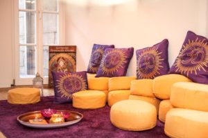 Sitzecke Yogastudio Fürth