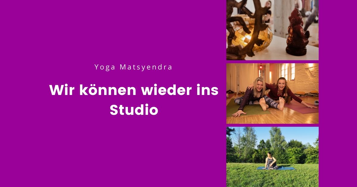 Yoga wieder im Studio möglich